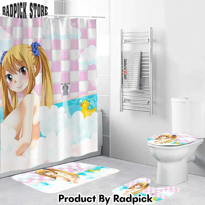 Girls in bathtub lucy heartfilia combo bathroom set   rp0201775